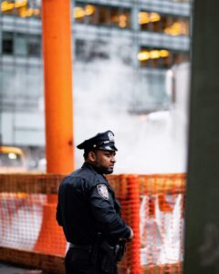 police officer standing