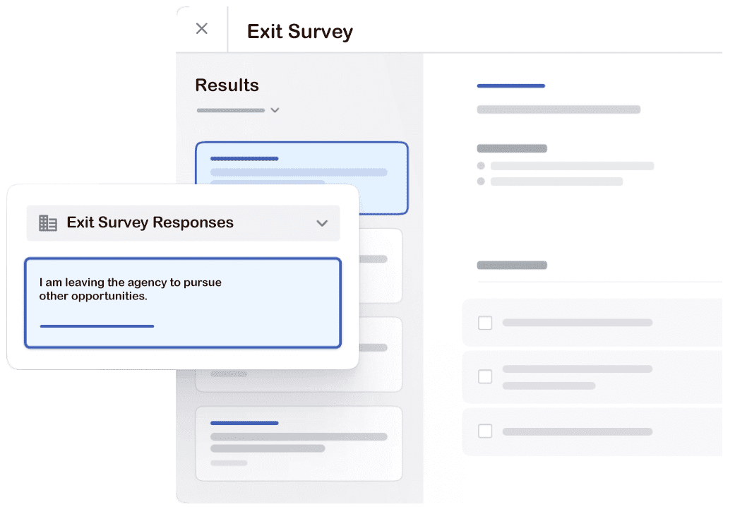 Exit Surveys Header