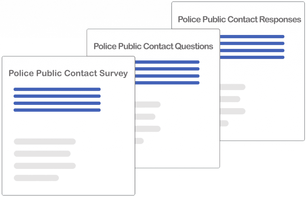 Police Public Contact Surveys Response