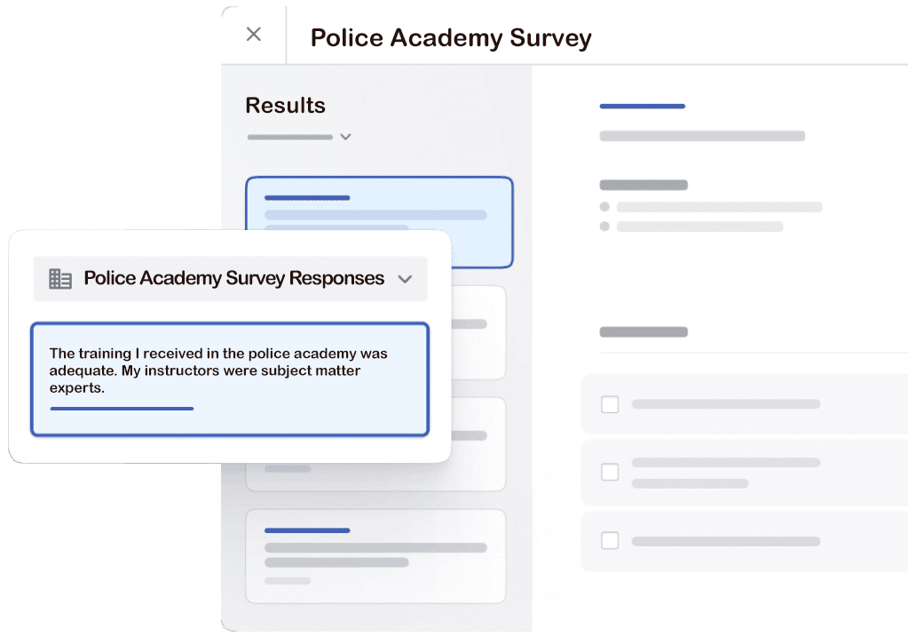 Police Academy Surveys Header
