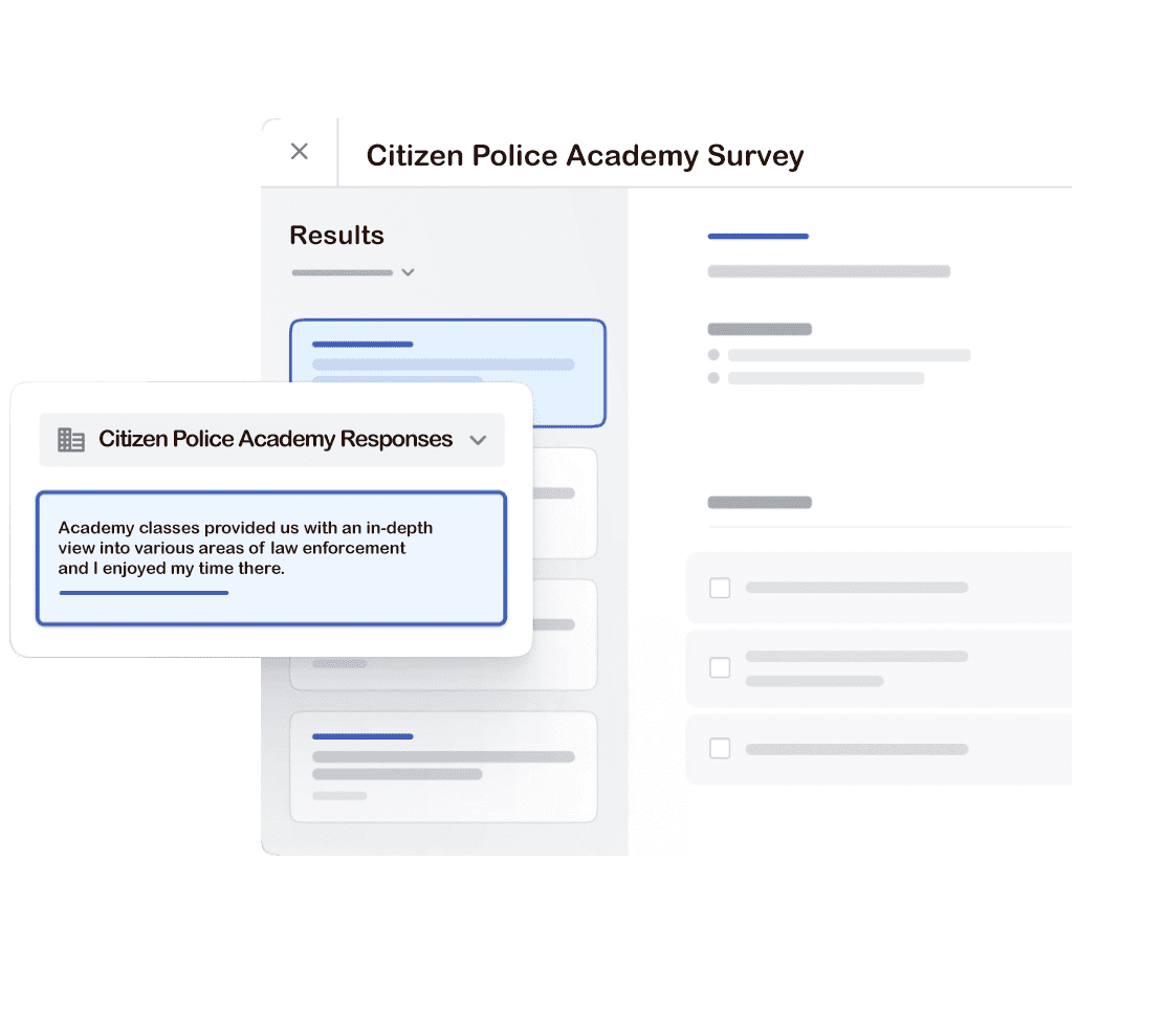 Citizen Police Academy Surveys
