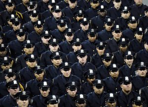 police officer graduation photo