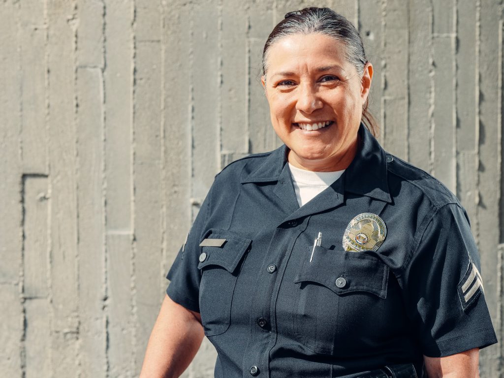 Female Police Officer Smiling